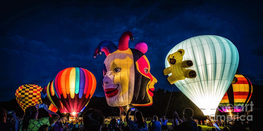 Balloon Glow Photograph by Nick Zelinsky Jr