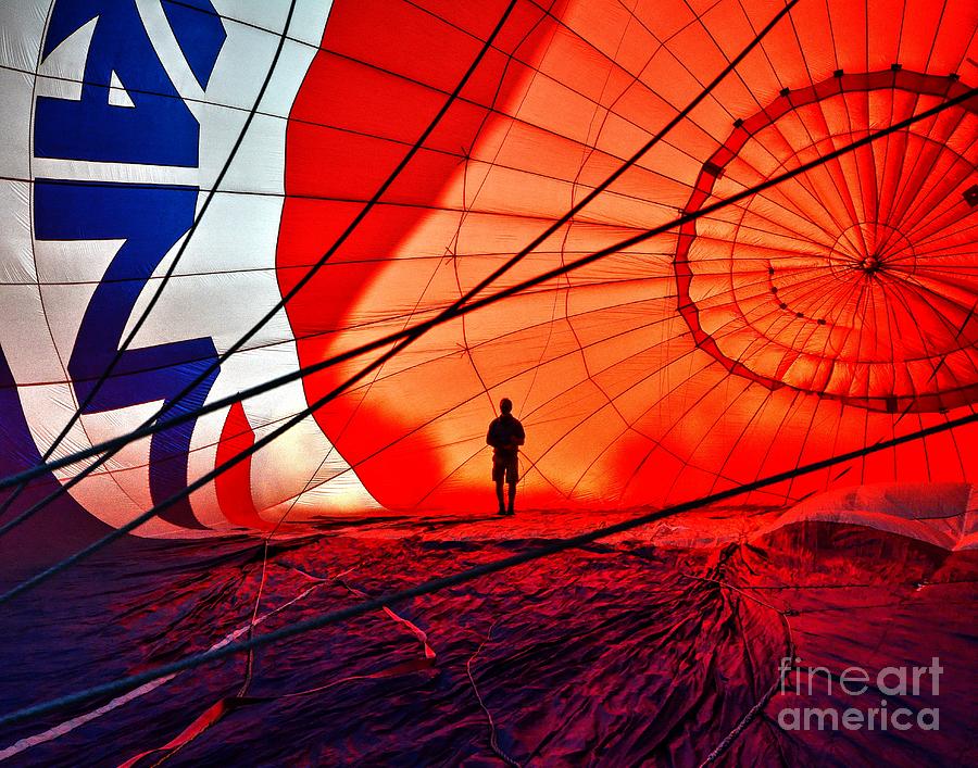 Balloon Man Photograph by Steve Brown