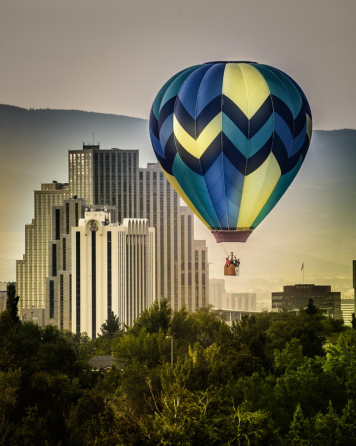Balloon Over Reno Photograph