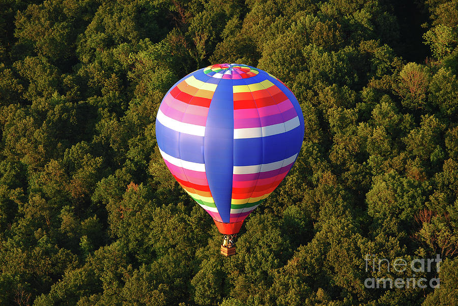 Balloon Ride Photograph by Lori Tambakis