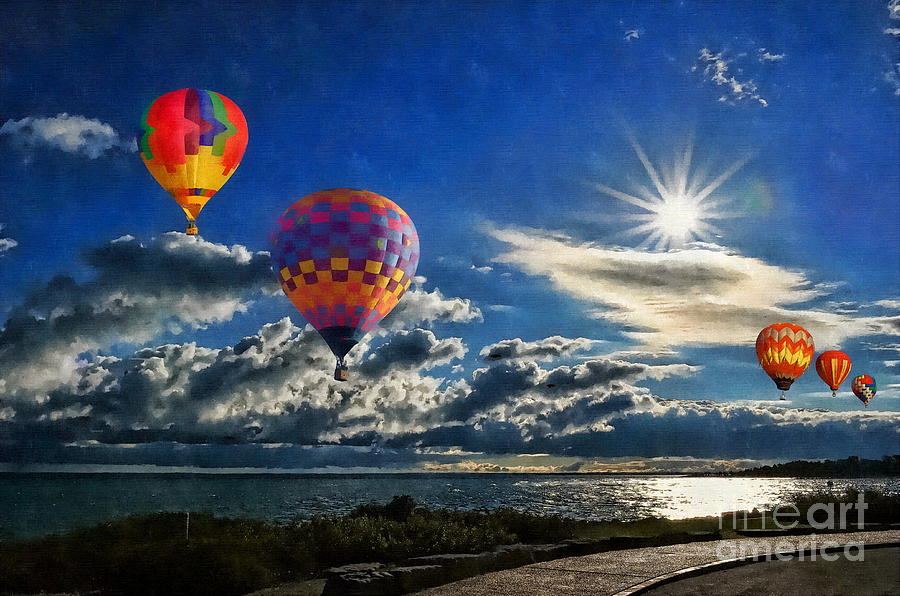 Balloon Rides Photograph by Andrea Kollo