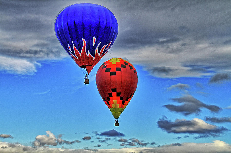 Balloon Skies Photograph by Scott Mahon