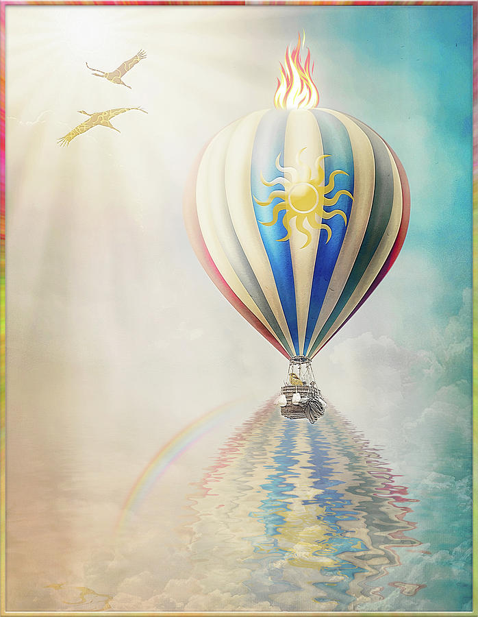 Balloon Trip Digital Art by Harald Dastis