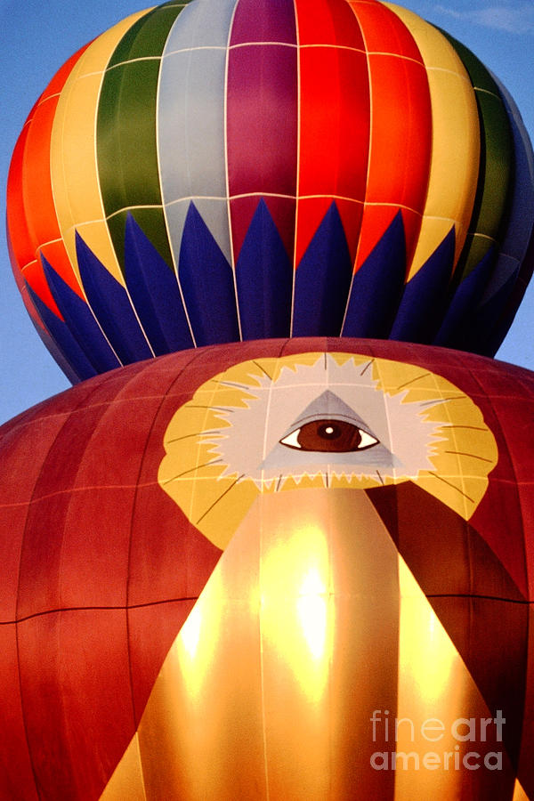 Sports Photograph - Balloons-Eye-1280 by Gary Gingrich Galleries