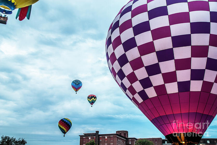 Balloons Float Over Lewiston Photograph by Alana Ranney