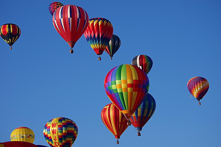 Balloons in Albuquerque Photograph by Karen McKenzie McAdoo