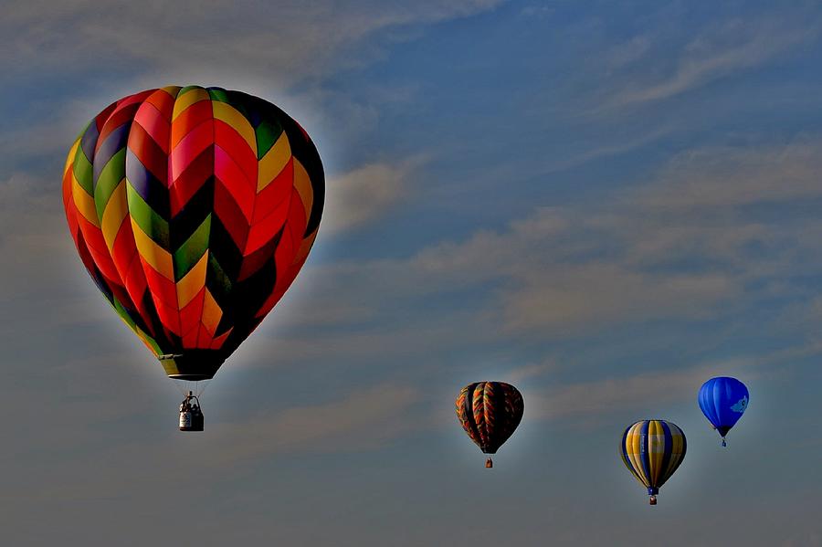 Balloons in the Sky Photograph by Eileen Brymer