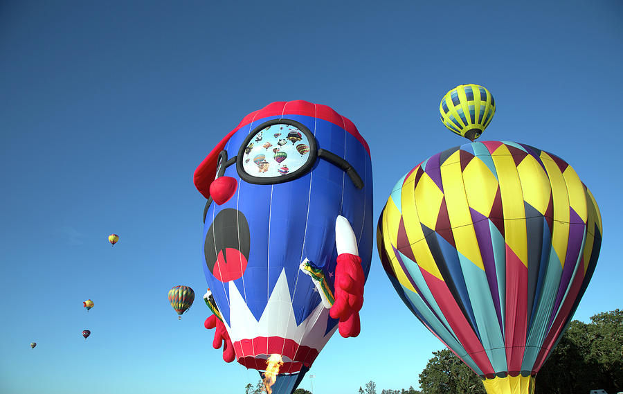 Balloons on the Rise Photograph by Michael Riley - Fine Art America