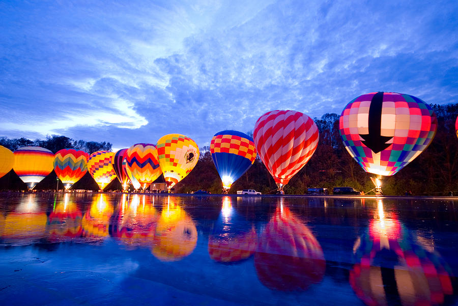 Balluminaria Glow Photograph by Russell Todd