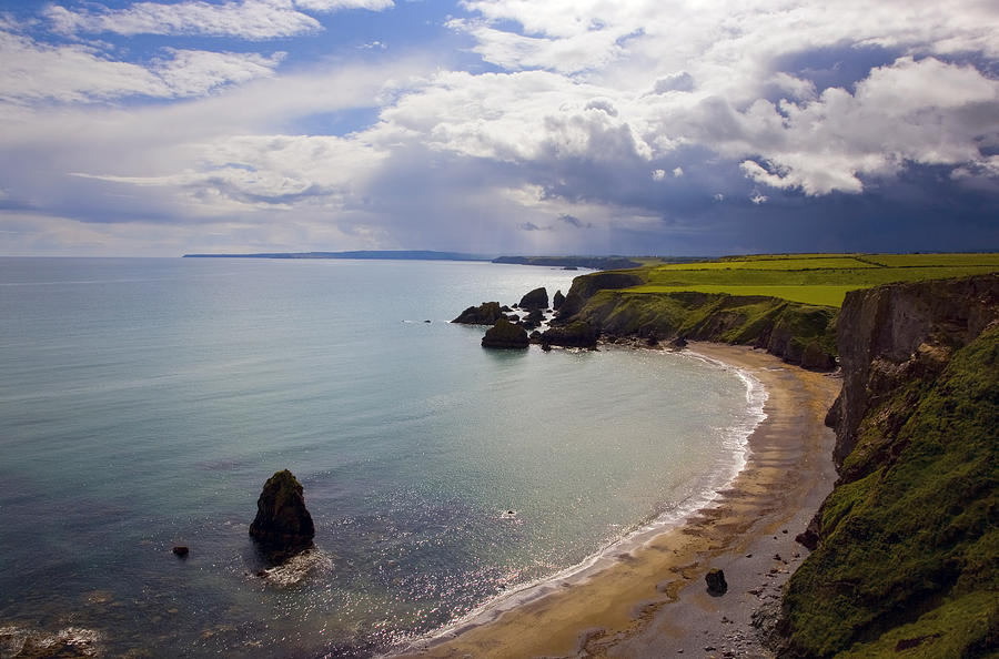 Ballydowane Beach, Copper Coast, County Photograph by Panoramic Images