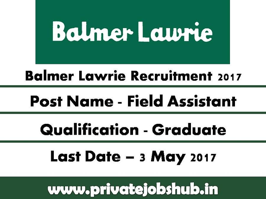 Balmer Lawrie Recruitment 2024 Officer, Junior Officer, More vacancy, Apply  Online at balmerlawrie.com - News