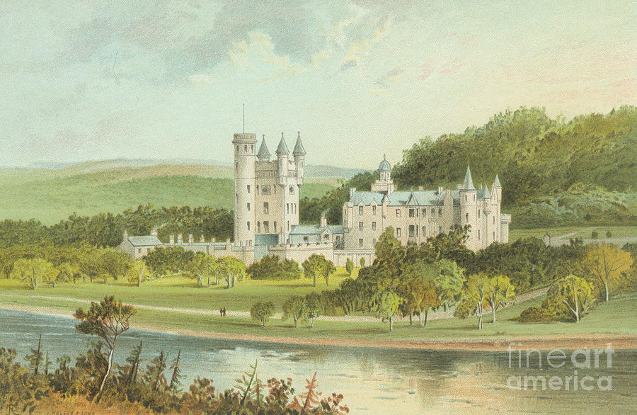 Balmoral Castle, Scotland Painting by English School - Pixels