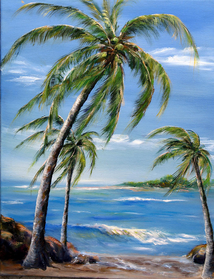 Hawaii Painting - Balmy Breeze by Thomas Restifo