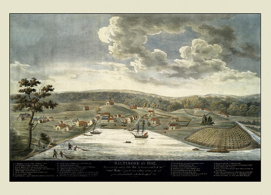 Baltimore 1752 Photograph by Andrew Fare