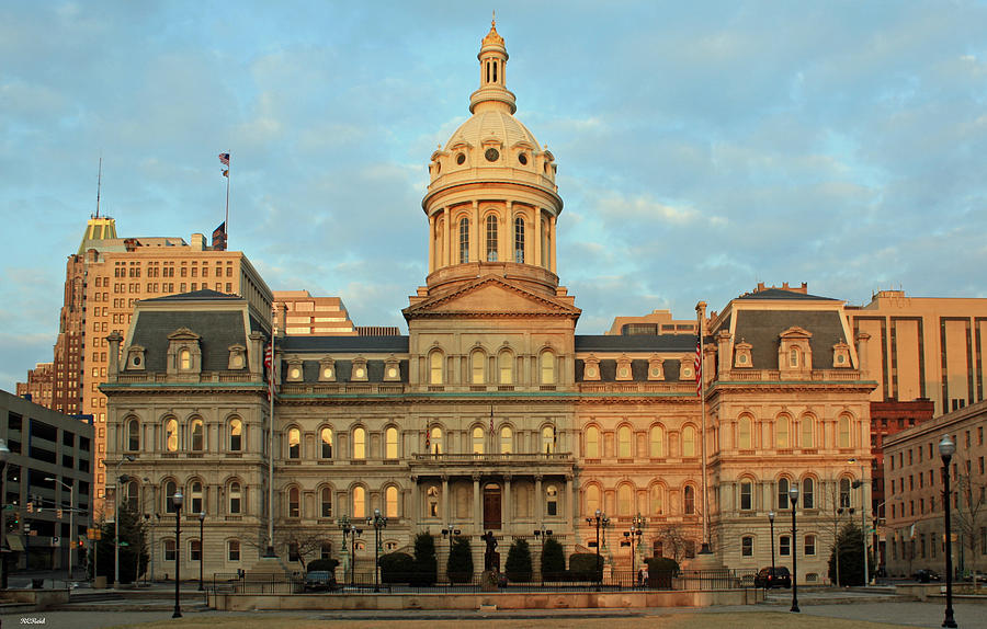 Baltimore City Hall Photograph by Ronald Reid