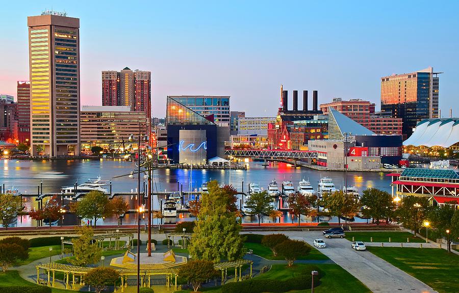 Baltimore From The Hill Photograph