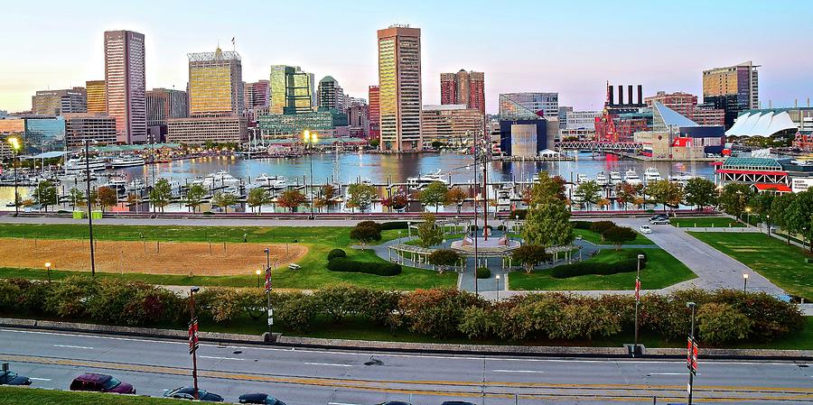 Baltimore from the Park Photograph by Frozen in Time Fine Art Photography