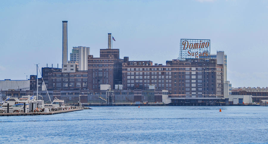 Baltimore Harbor - Domino Sugar Refinery Photograph by Bill Cannon