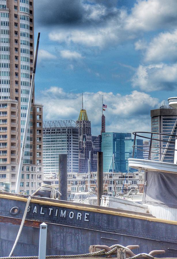 Baltimore Harbor Landscape  Photograph by Marianna Mills