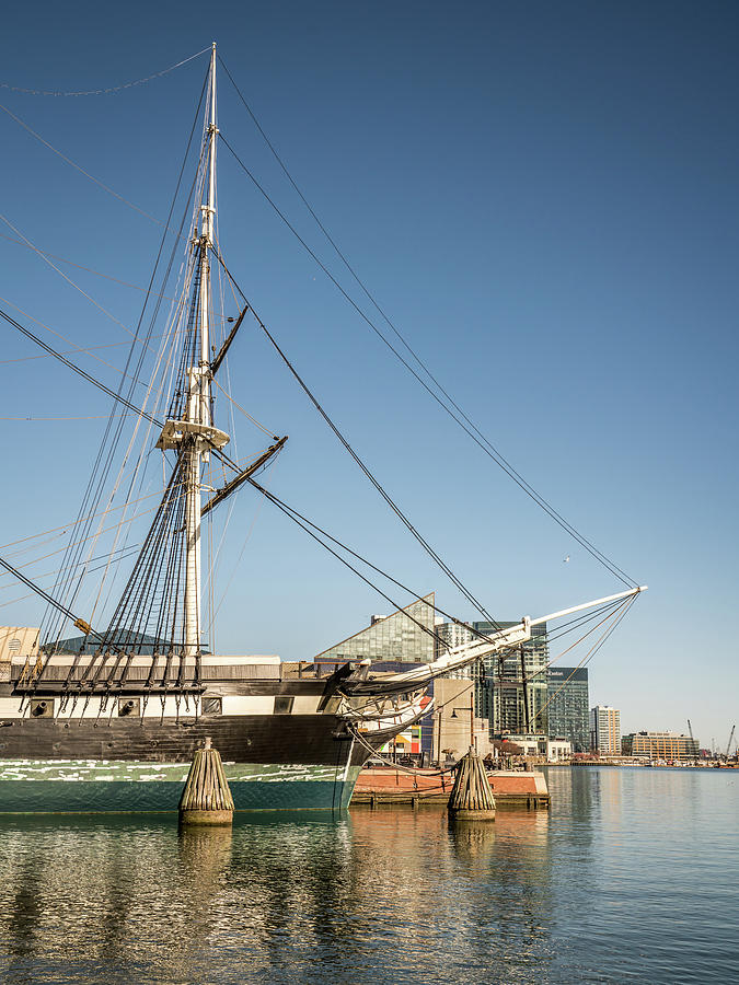 Baltimore Harbor Portrait Photograph by Framing Places