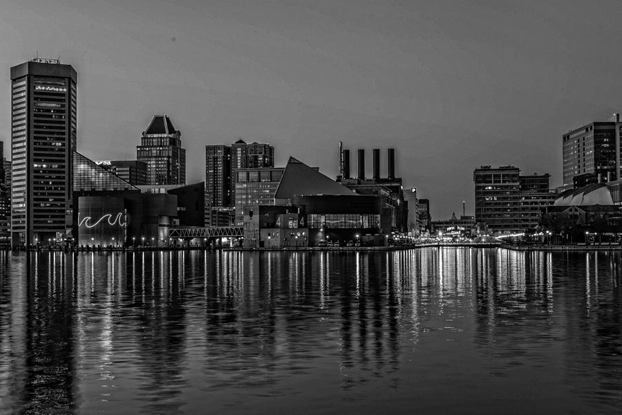 Baltimore in Black and White Photograph by Jim Archer - Fine Art America