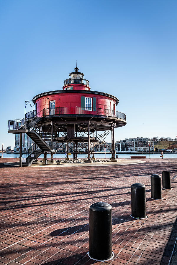 Baltimore Lighthouse Portrait Photograph by Framing Places