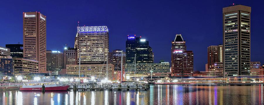 Baltimore Maryland City Panorama Photograph by Frozen in Time Fine Art Photography
