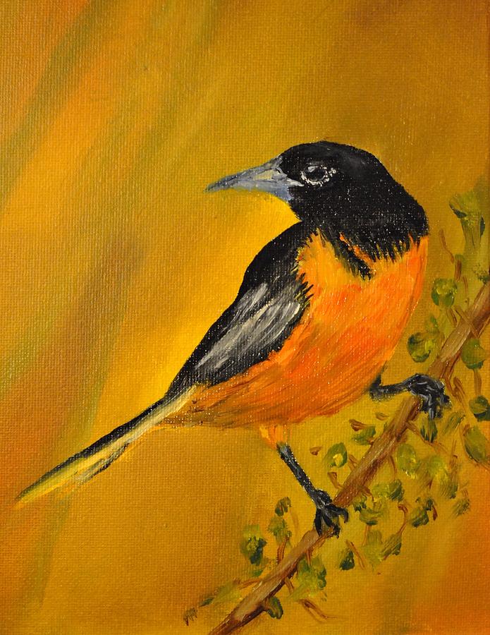 Wildlife Painting - Baltimore Oriole by James Higgins
