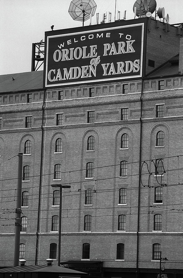 Baltimore Orioles Park at Camden Yards BW #2 Photograph by Frank Romeo