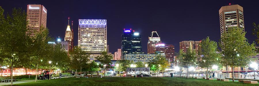 Baltimore Panorama in the Park Photograph by Frozen in Time Fine Art Photography