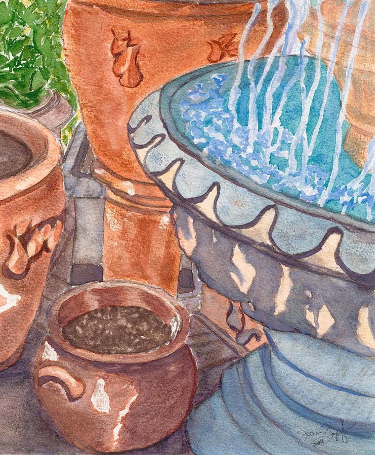 Baltimore Pots Painting by Joan Zepf