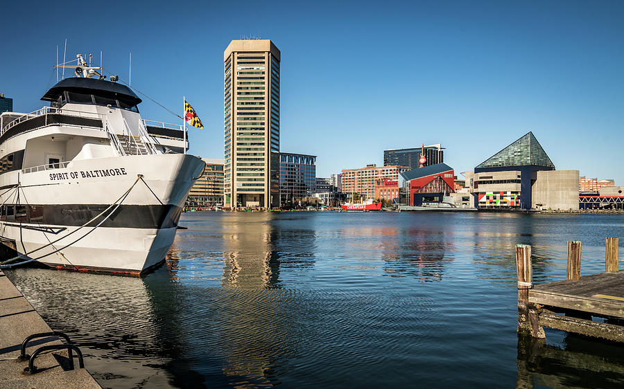 Baltimore Ship and Harbor Photograph by Framing Places