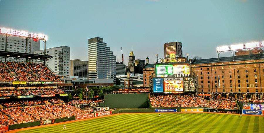 Baltimore Skyline from Camden Yatds Photograph by Paul Kercher - Fine ...