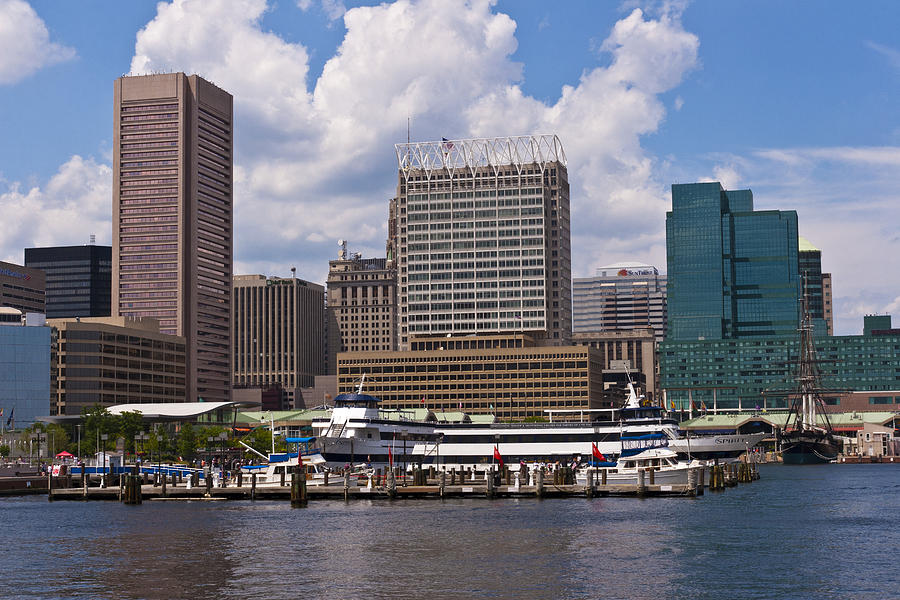 Baltimore Skyline Photograph by Lou Ford