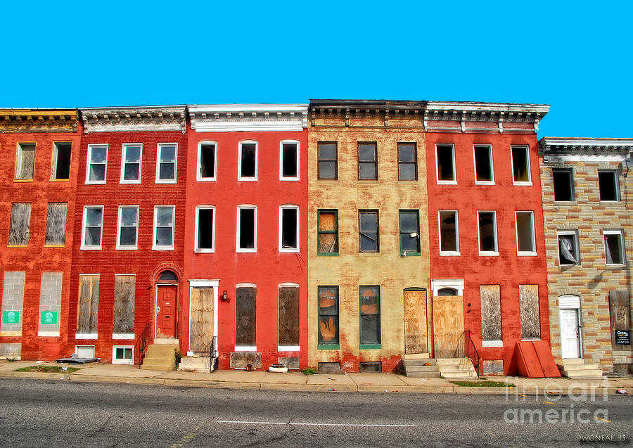 Architecture Photograph - Baltimore Vacancies 4 by Walter Neal
