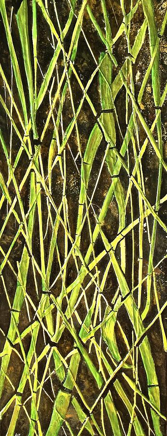 Nature Painting - Bambo Garden by Shabnam Nassir