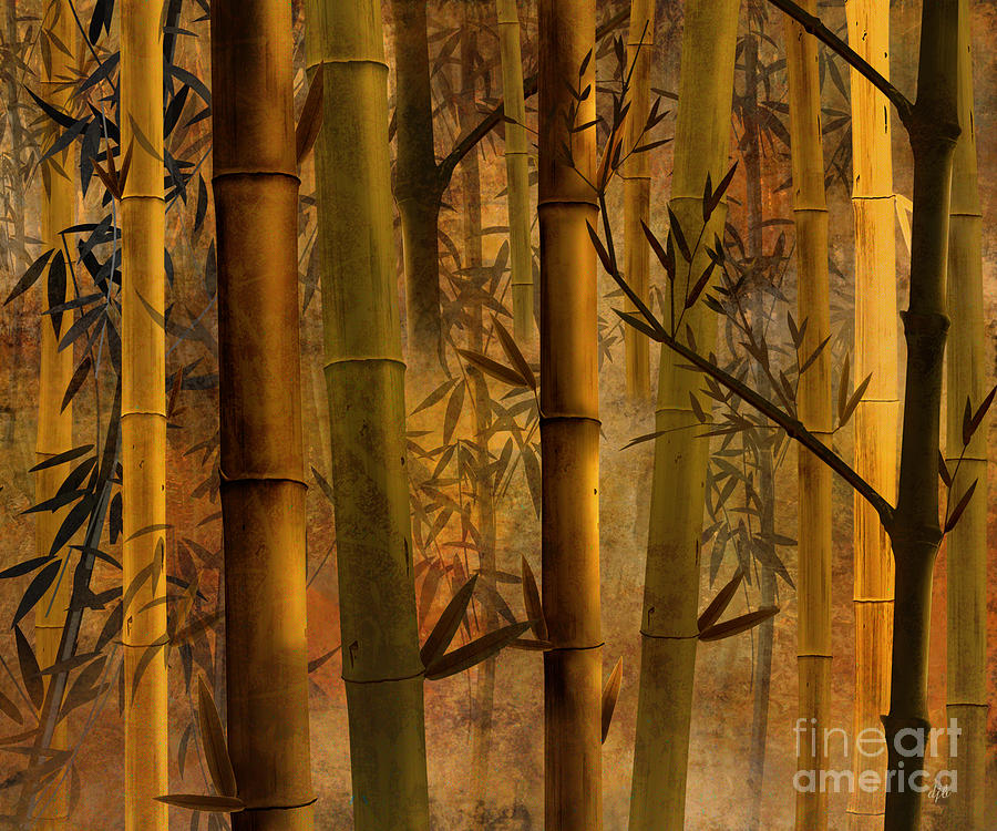 Nature Digital Art - Bamboo Heaven by Peter Awax