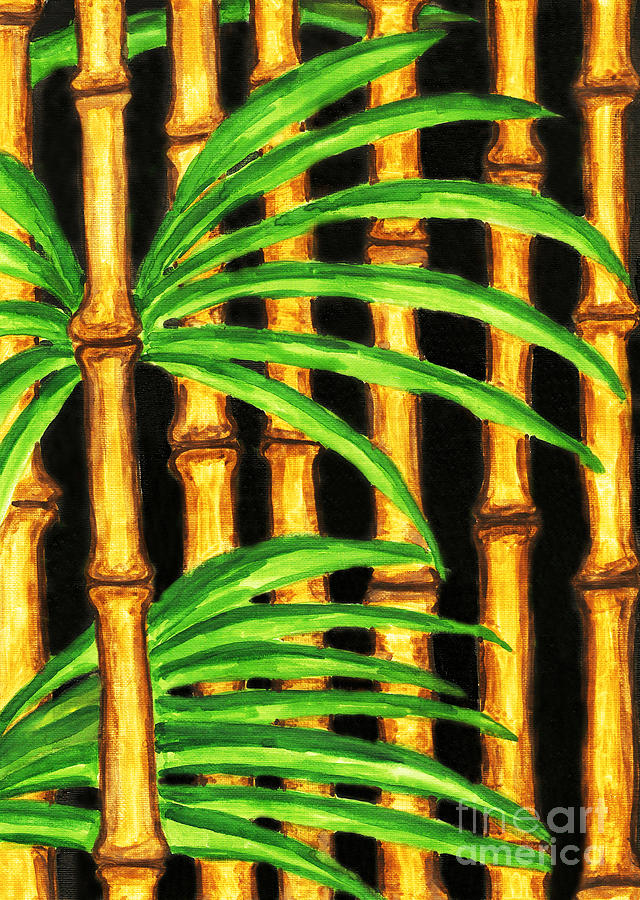 Bamboo Painting by Irina Afonskaya