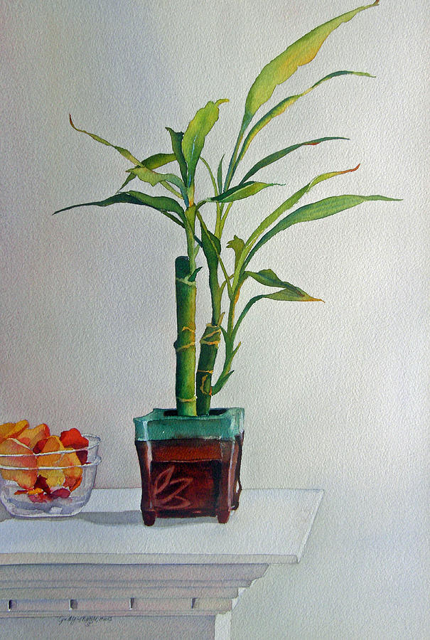 Bamboo Painting by Judy Mercer