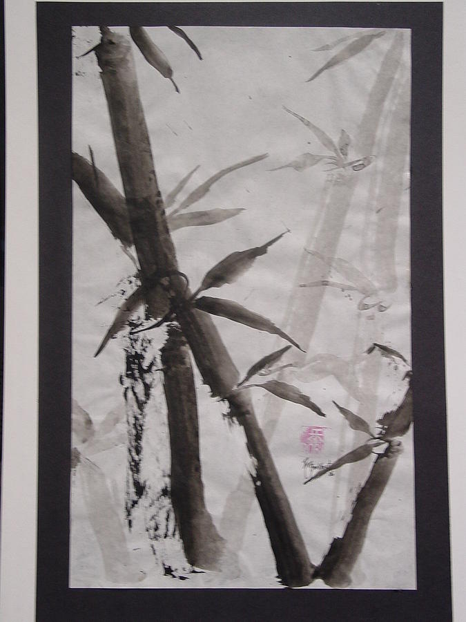 Bamboo Painting by Robin Miller-Bookhout