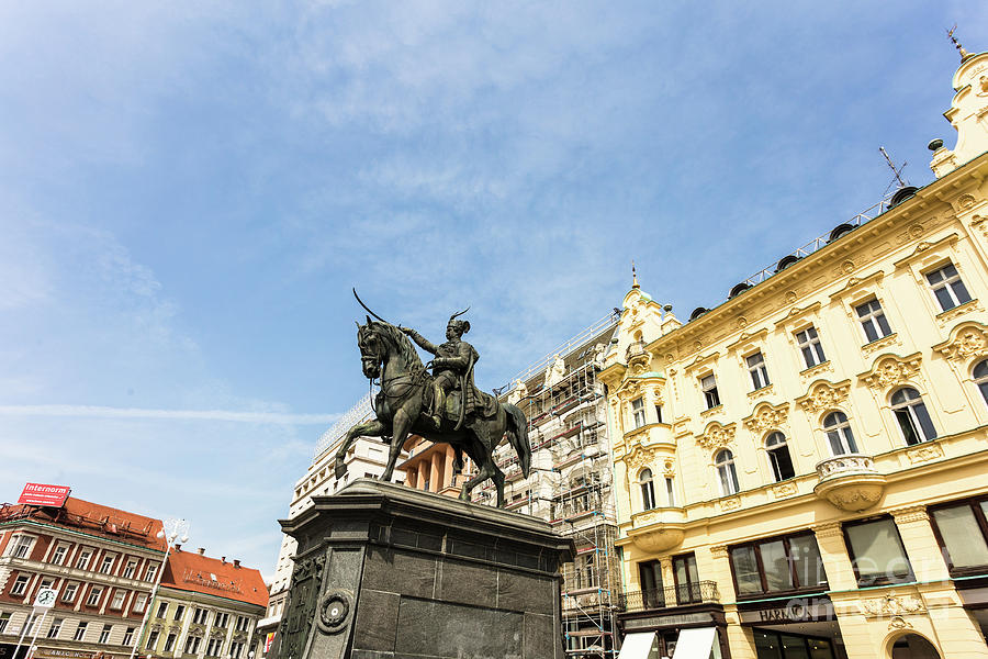 Ban Jelacic Square in Zagreb Photograph by Didier Marti