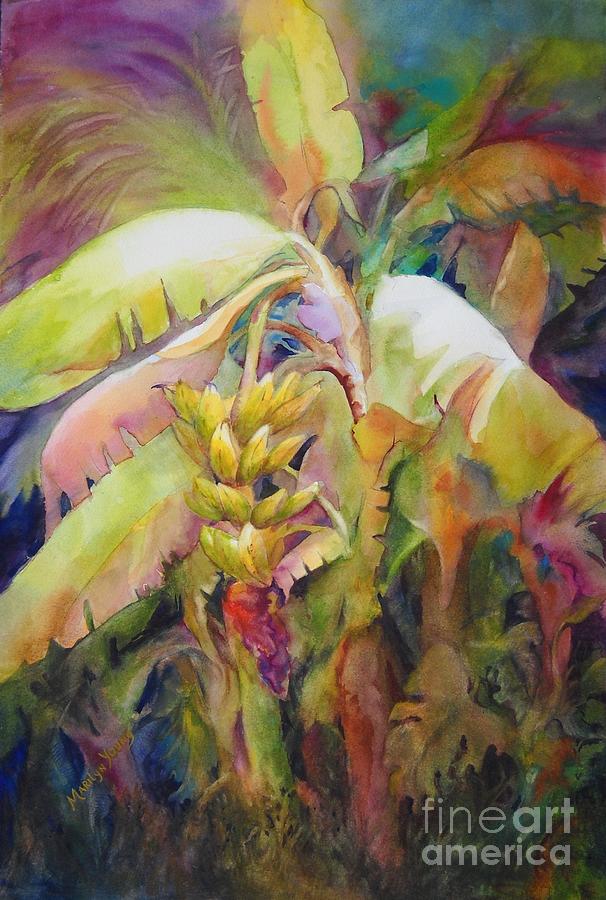 Banana Bay I Painting by Marilyn Young