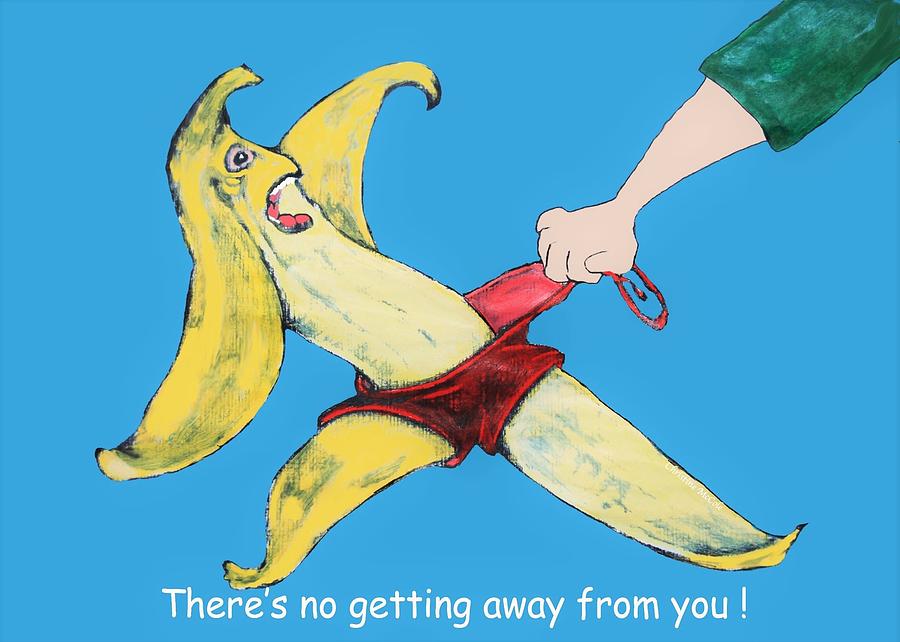 Banana Boxers Cartoon Drawing by Christine McCole - Fine Art America
