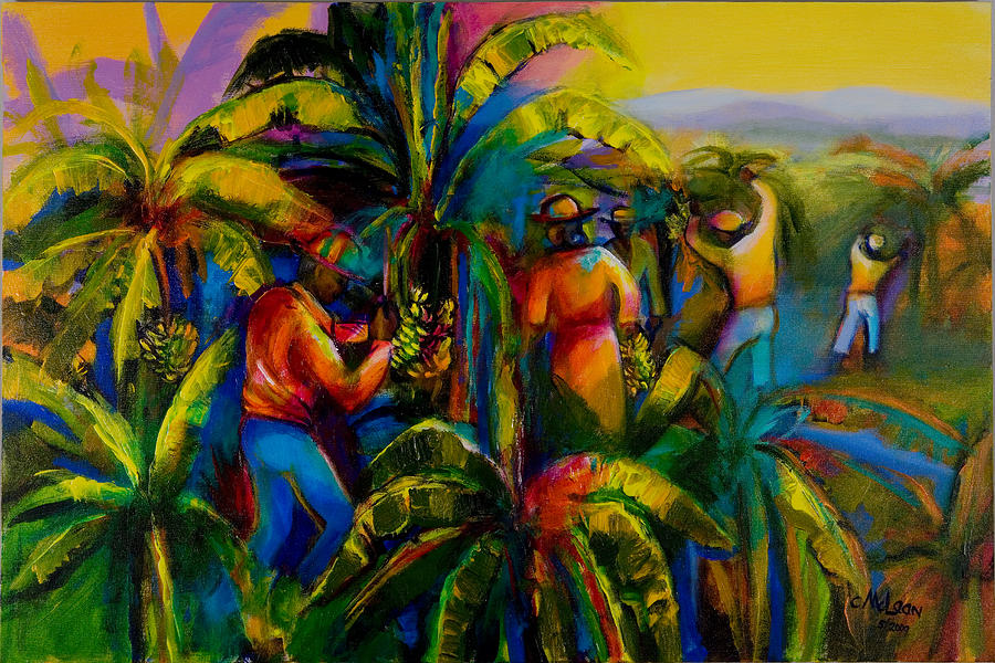 Banana Plantation Painting by Cynthia McLean