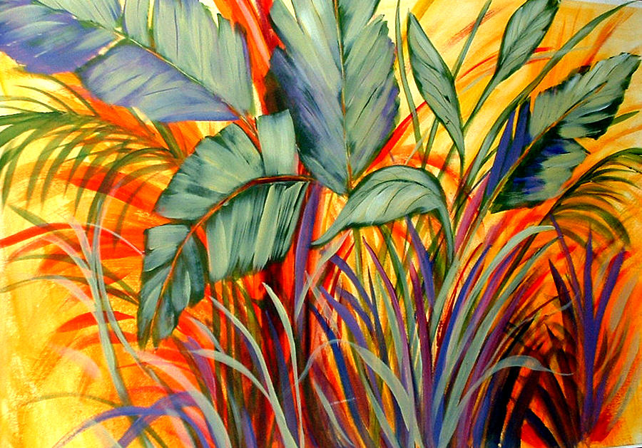 Banana Tree  Painting by Patricia Rachidi