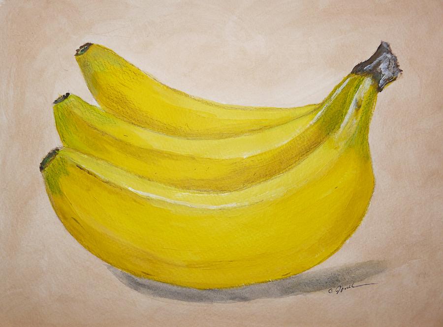 Bananas Painting by Cathy Jourdan - Fine Art America