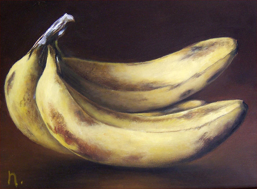 Still Life Painting - Bananas by Natasha Zivojinovic Still Life Painting - Bananas by Natasha Zivojinovic