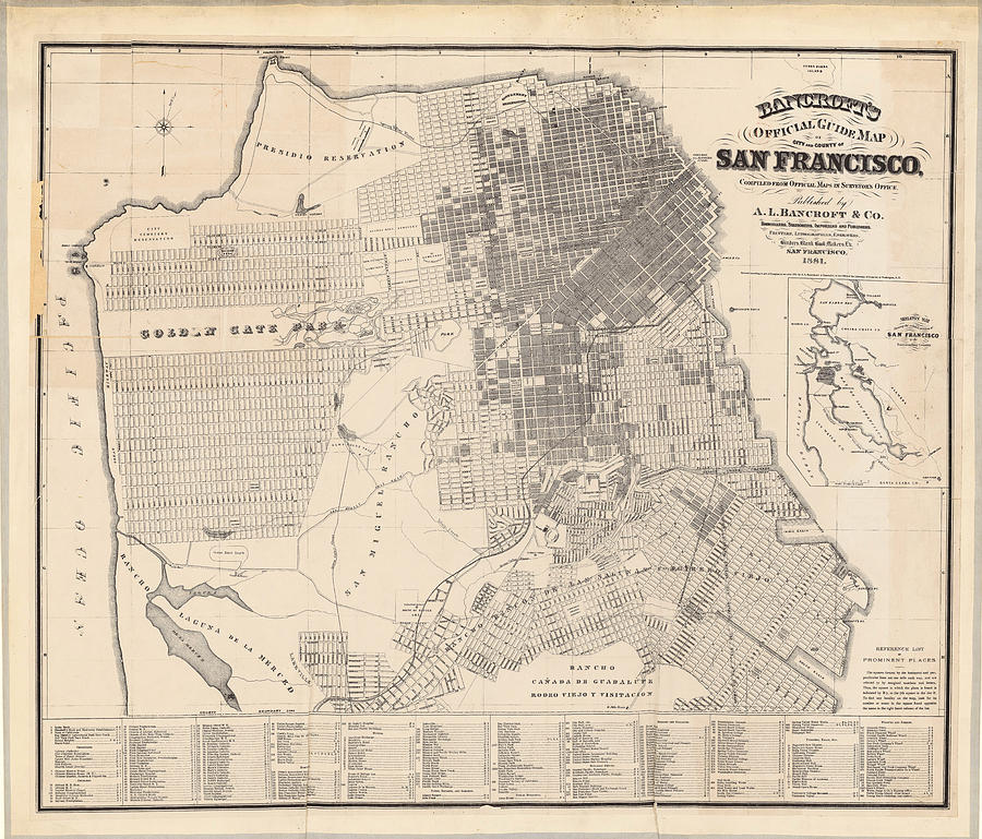 Bancroft's Official Guide Map Mixed Media By ArtBeOk Com - Pixels