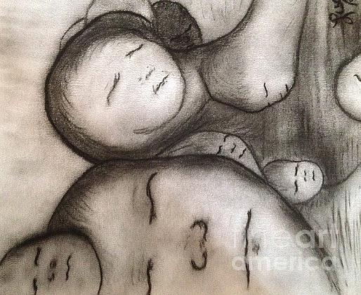 Band of babies Drawing by Lisa Koyle
