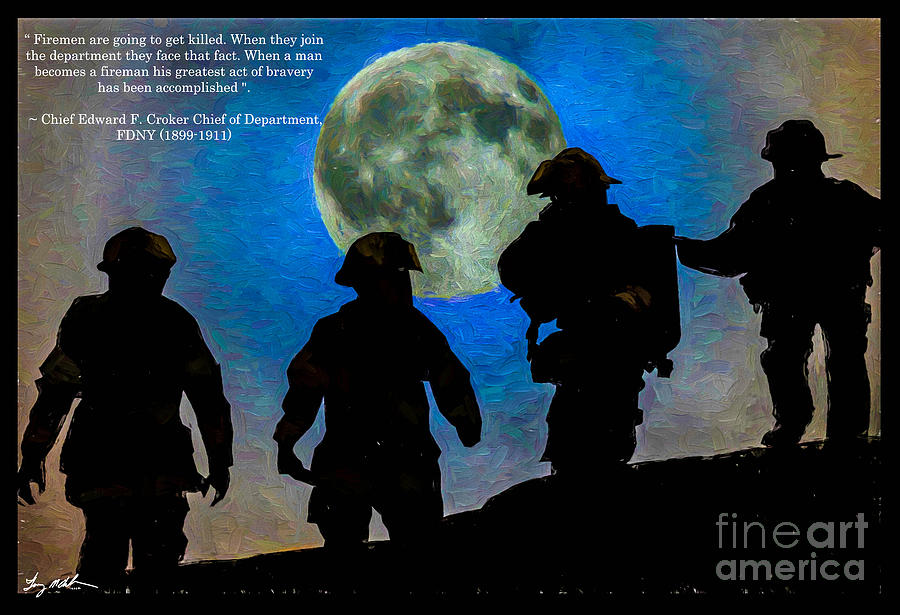 Band of Brothers - Oil Digital Art by Tommy Anderson